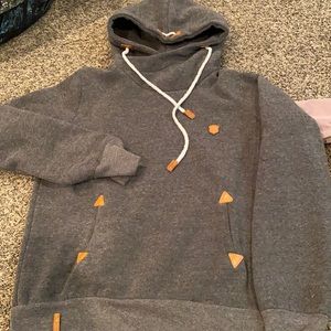 Brown and grey sweatshirt